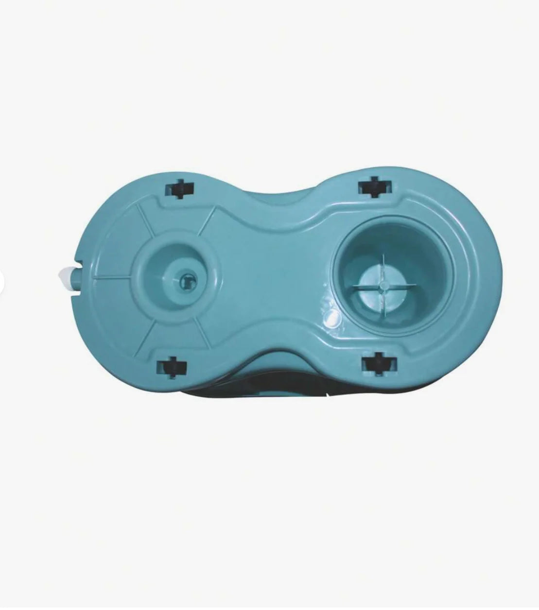 Trapeador giratorio de 360 grados con exprimidor y cubo, trapeador mágico giratorio, práctico, limpieza del hogar, diseño lindo, microfibra absorbente