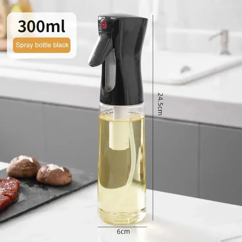 1 bote pulverizador de aceite de 200/300/500 ml para cocina, hogar, comestible, de oliva, atomizado, para freidora de aire.