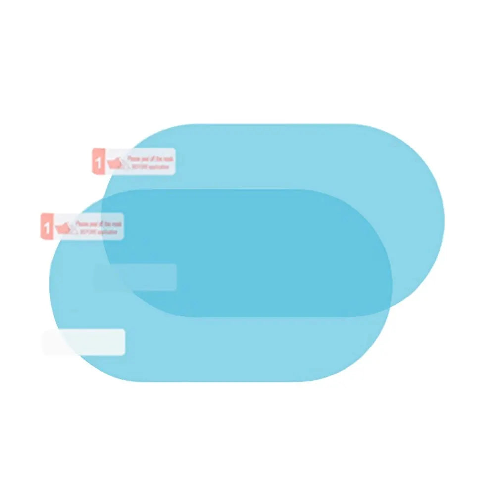 Car Rearview Mirror Film Side Window Rainproof Clear Film 2Pcs Anti Fog Window Mirror Protective Sticker Car Accessories