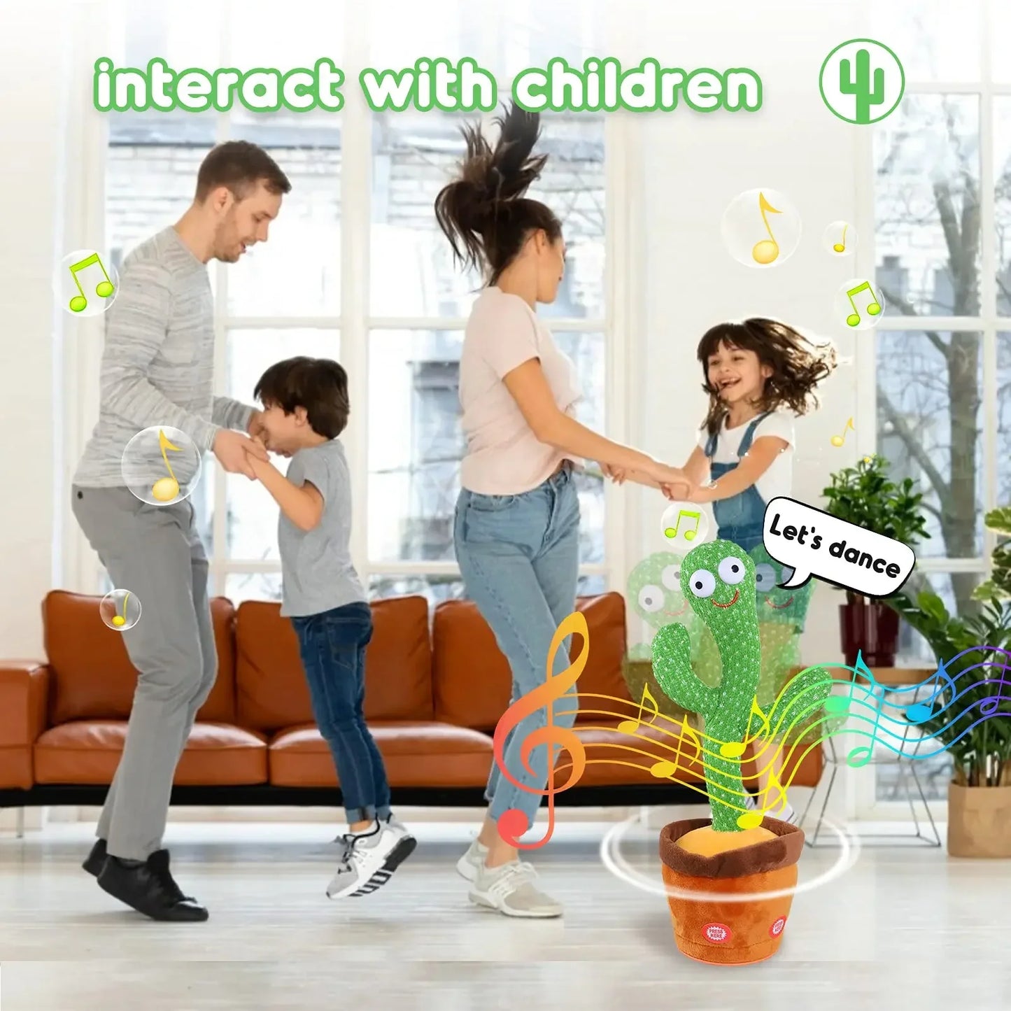 Cactus de peluche para niños que bailan, hablan y cantan, imitan, graban y repiten lo que dices, con 120 canciones bailando inteligentemente.