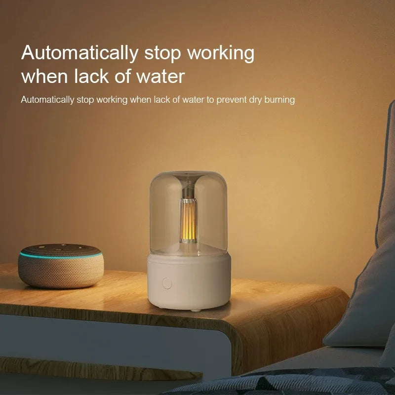 Minidifusor de aroma portátil, humidificador de aire USB, aceite esencial, luz nocturna, generador de niebla fría, pulverizador para regalo del hogar