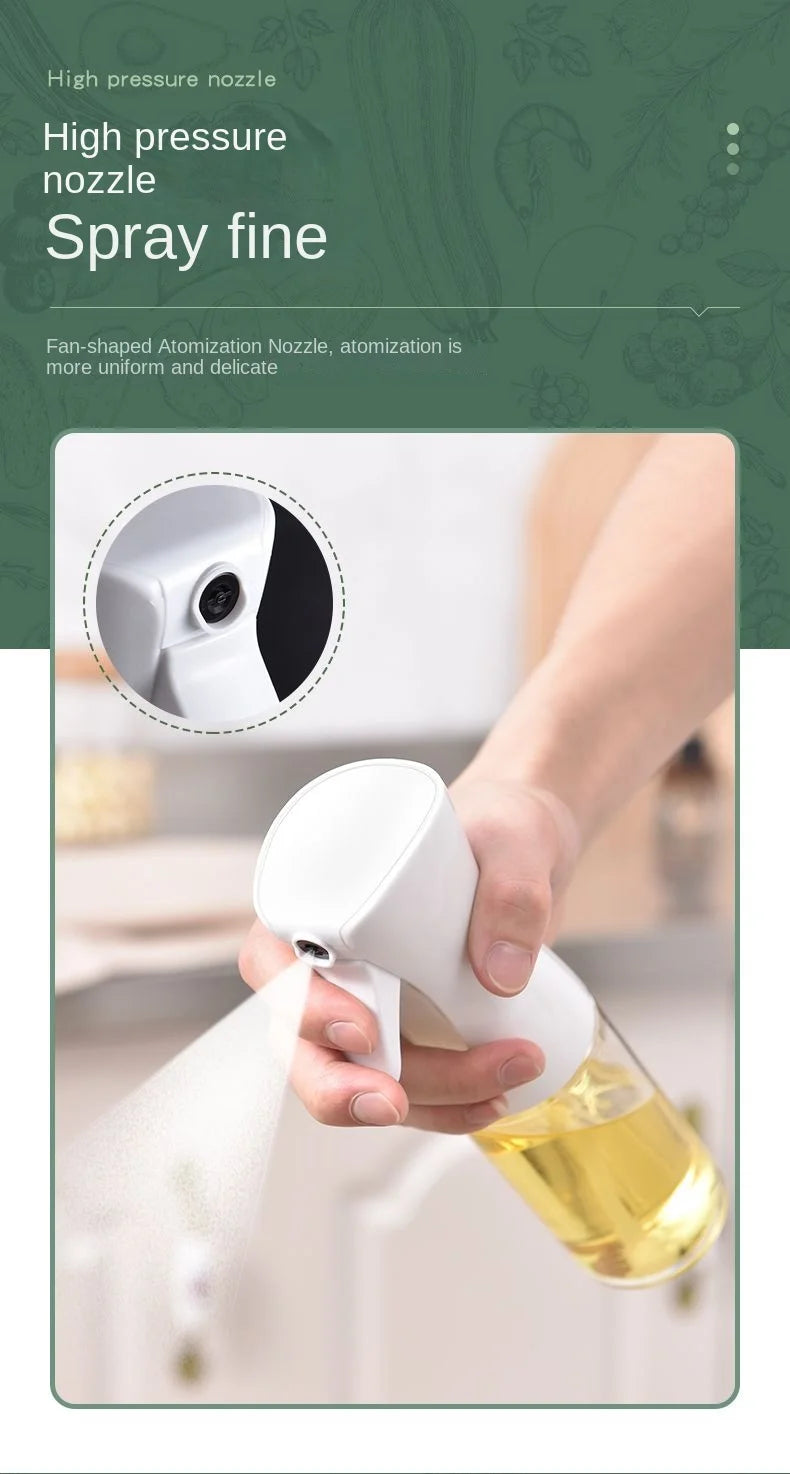 1 bote pulverizador de aceite de 200/300/500 ml para cocina, hogar, comestible, de oliva, atomizado, para freidora de aire.