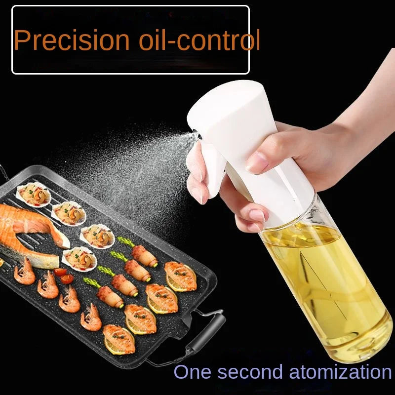1 bote pulverizador de aceite de 200/300/500 ml para cocina, hogar, comestible, de oliva, atomizado, para freidora de aire.